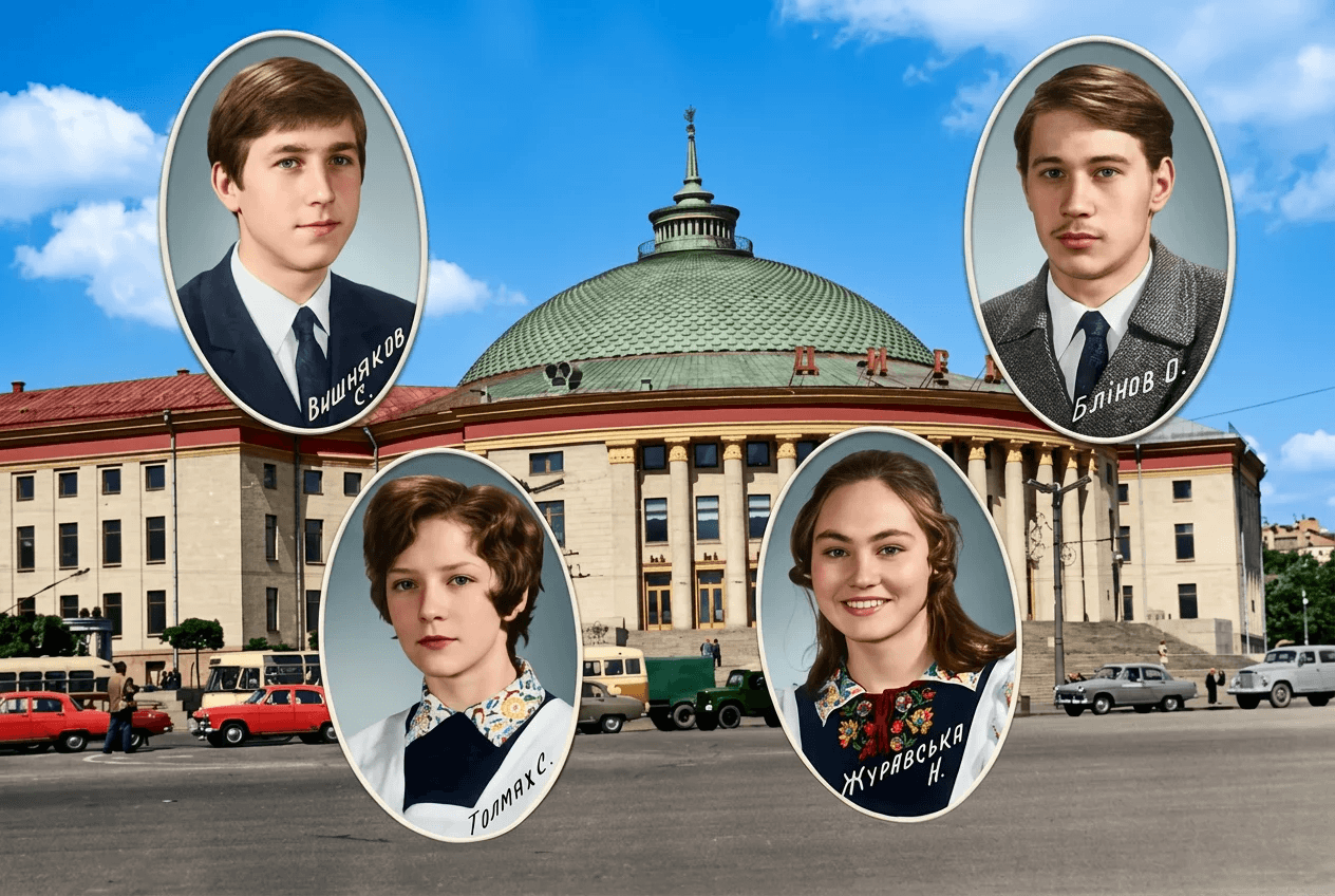Вишняков Сергей, Блинов Саша, Толмах Света, Журавская Надя